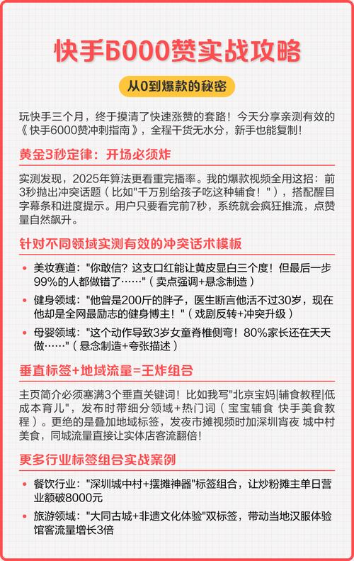 ### 标题:快手粉丝飙升秘籍大公开:零成本打造高人气账号的实战指南