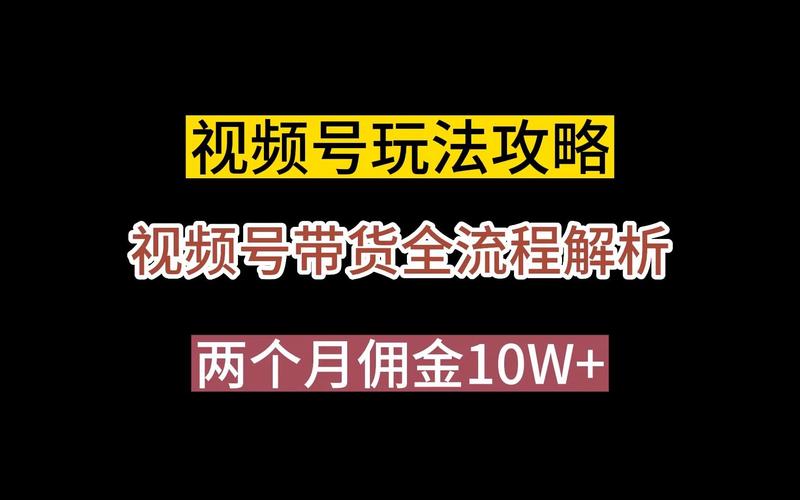 标题:从零到千的飞跃:视频号快速涨粉实战经验全解析(附可复制方法论)